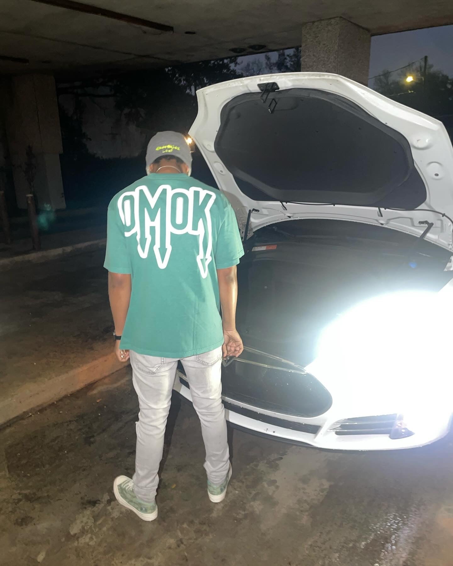 OMOK “Washed Bronze Green” Tee