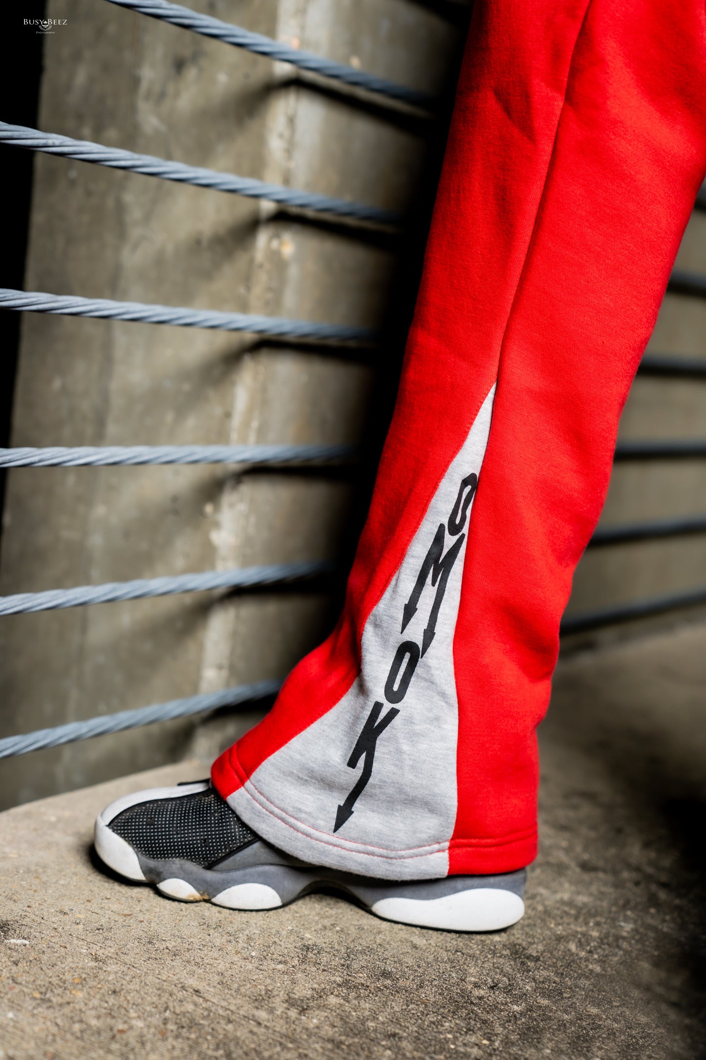 OMOK Stacked SweatPants (Red)