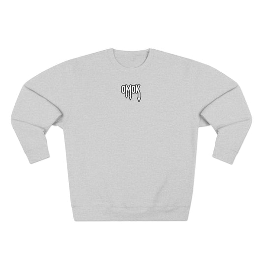 Cozy Unisex Crewneck Sweatshirt - 'OMOK' Design for Everyday Style