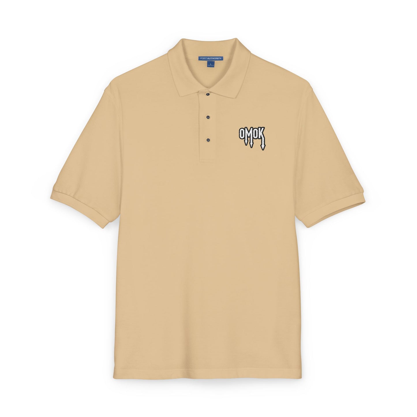 Embroidered Omok Polo Shirt