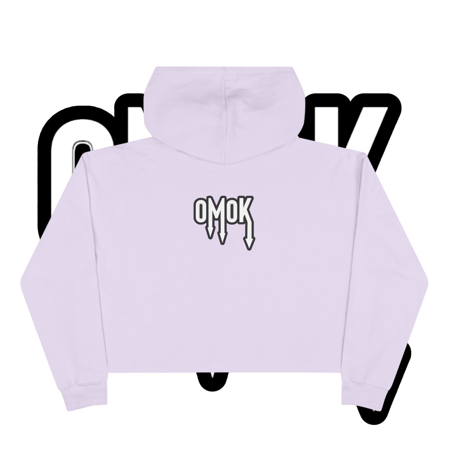 Omok Logo Crop Hoodie