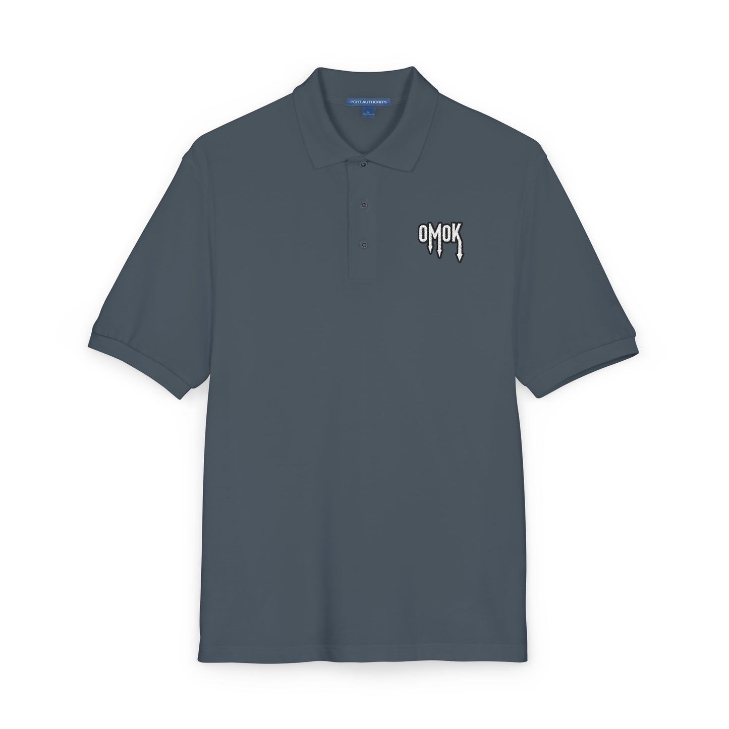 Embroidered Omok Polo Shirt