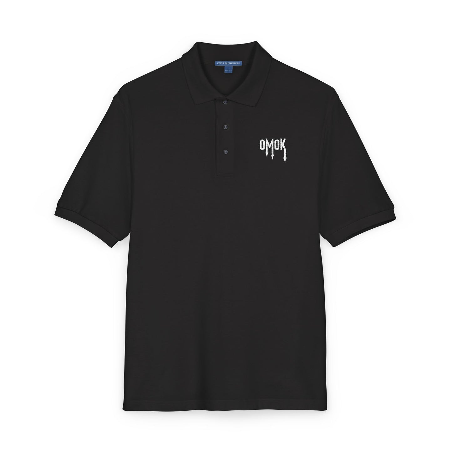Embroidered Omok Polo Shirt