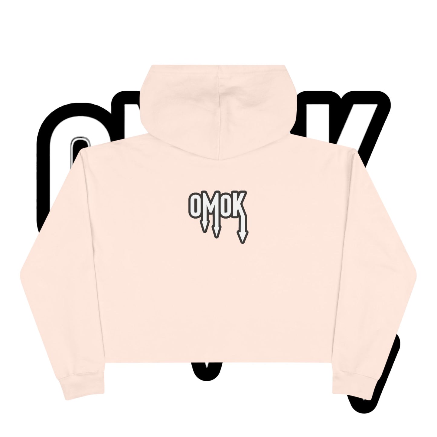 Omok Logo Crop Hoodie