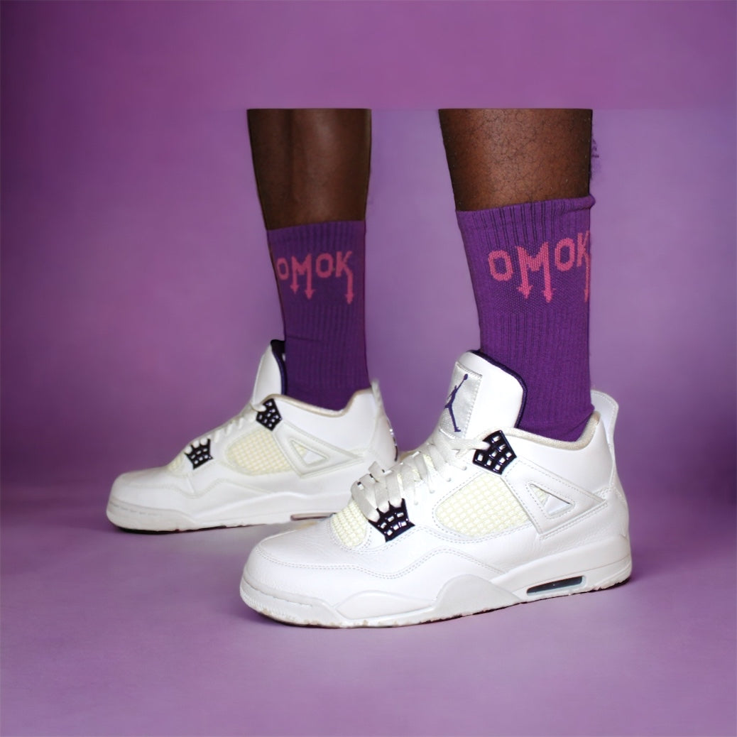 Omok Socks "Amor Morado”