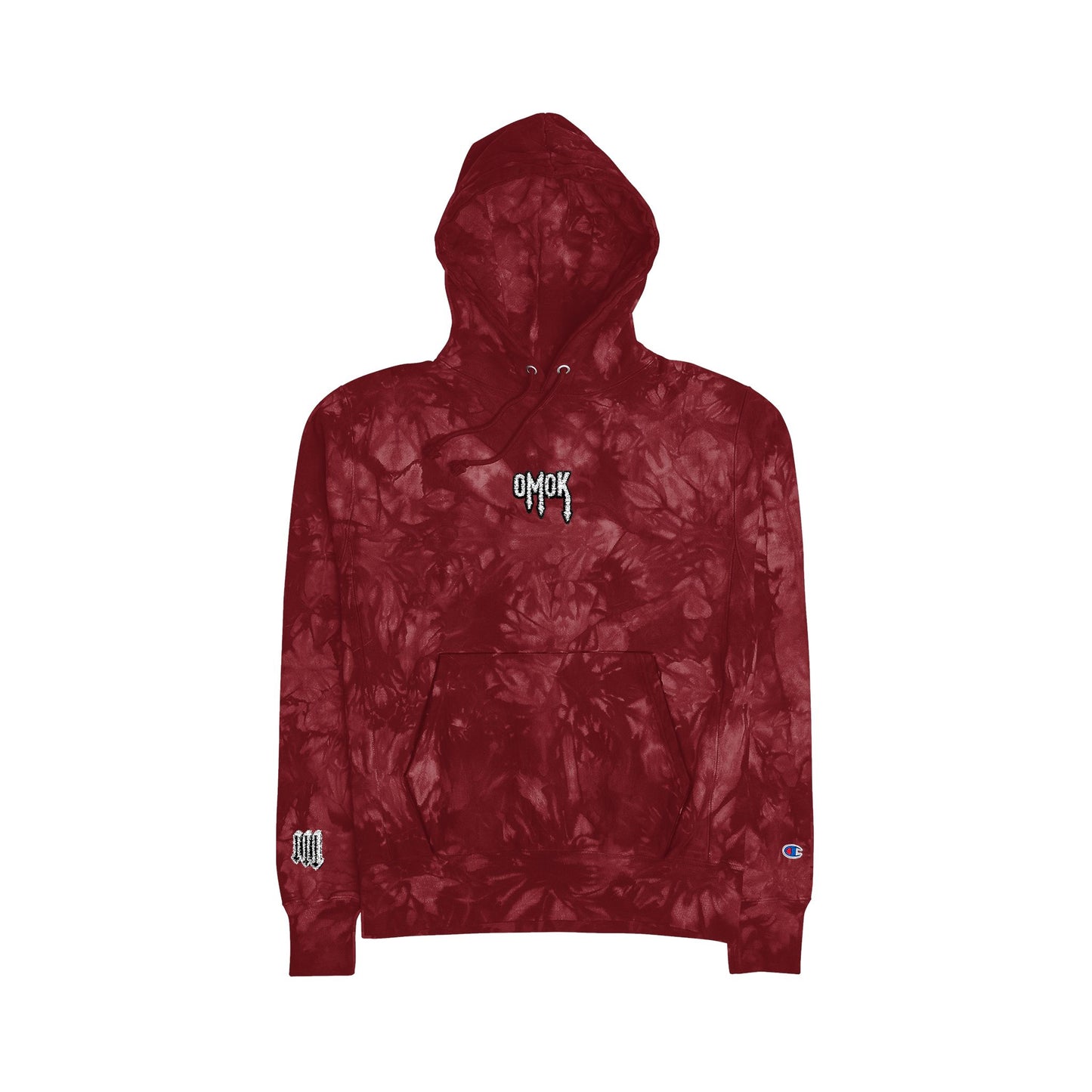 Unisex OMOK x Champion Tie-Dye Hoodie (Embroidery)