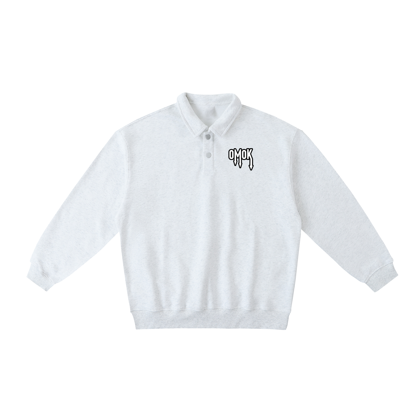 Heavyweight Polo-Collar Sweatshirt