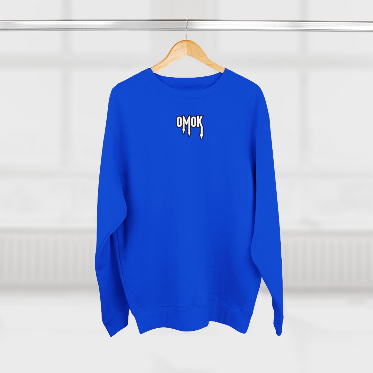 Cozy Unisex Crewneck Sweatshirt - 'OMOK' Design for Everyday Style