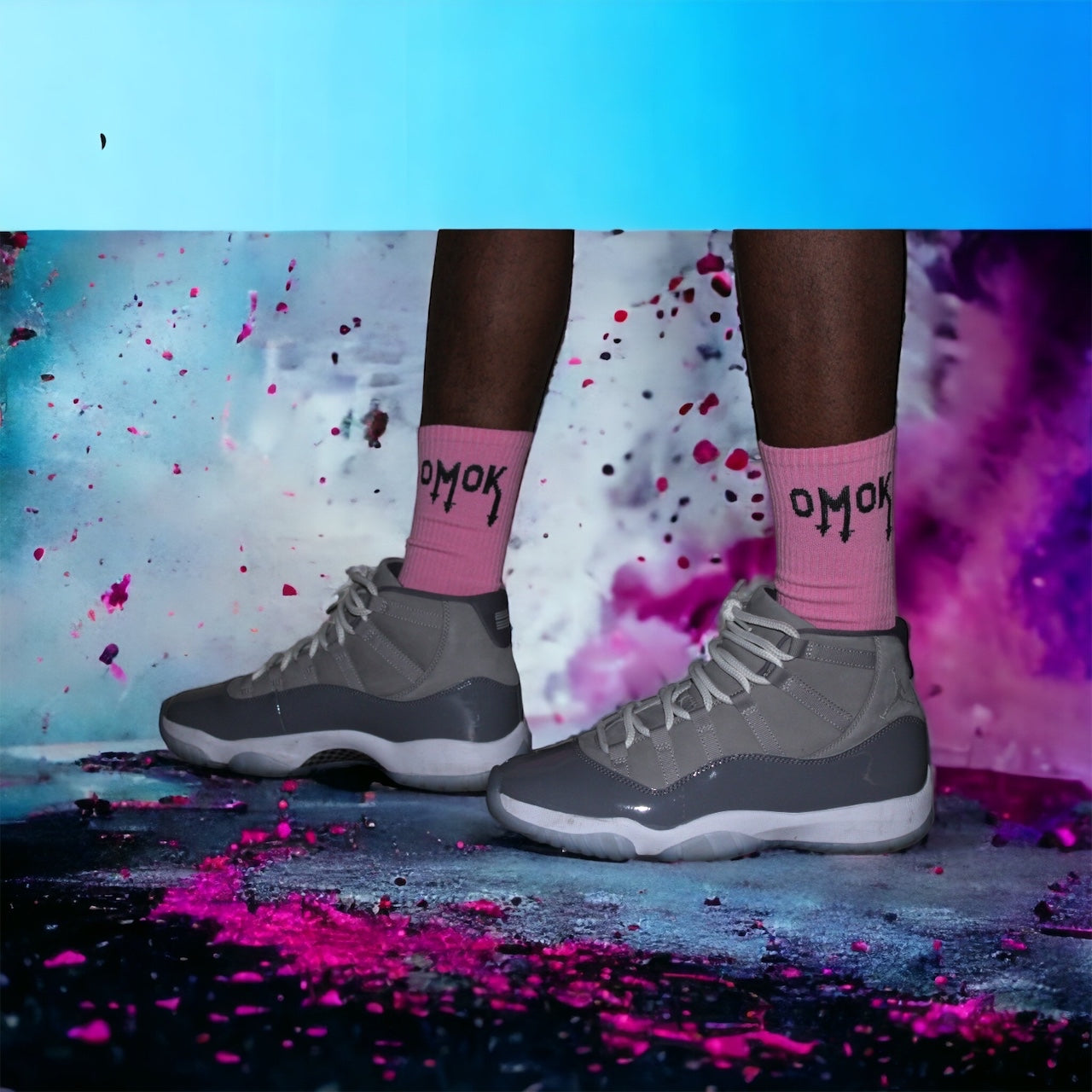 Omok Socks “Pink Matter”