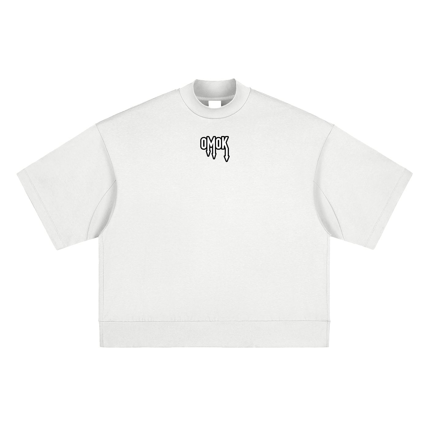 Heavyweight Oversized Mock Neck T-shirt