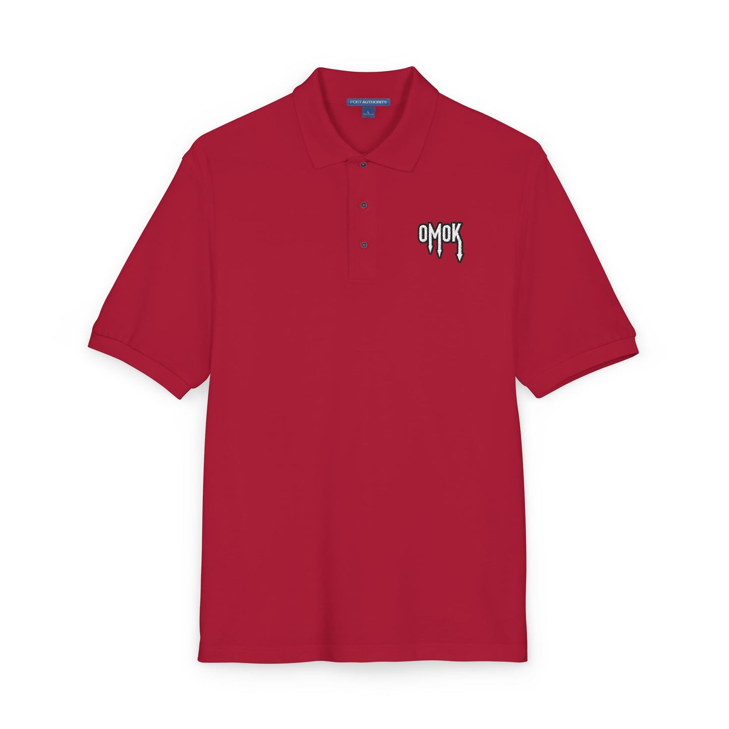 Embroidered Omok Polo Shirt