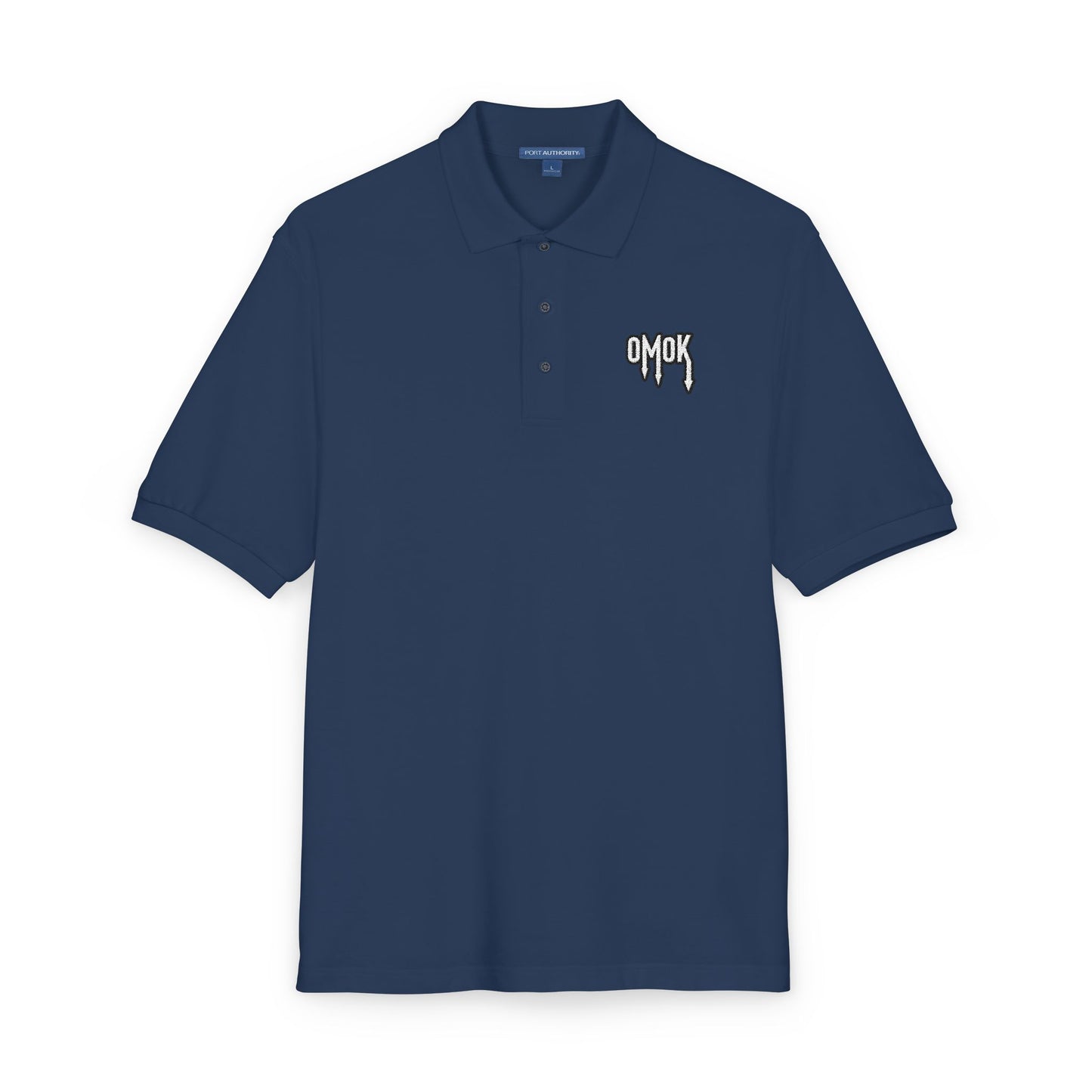 Embroidered Omok Polo Shirt
