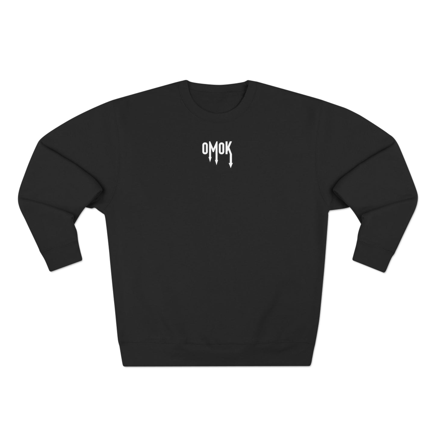 Cozy Unisex Crewneck Sweatshirt - 'OMOK' Design for Everyday Style
