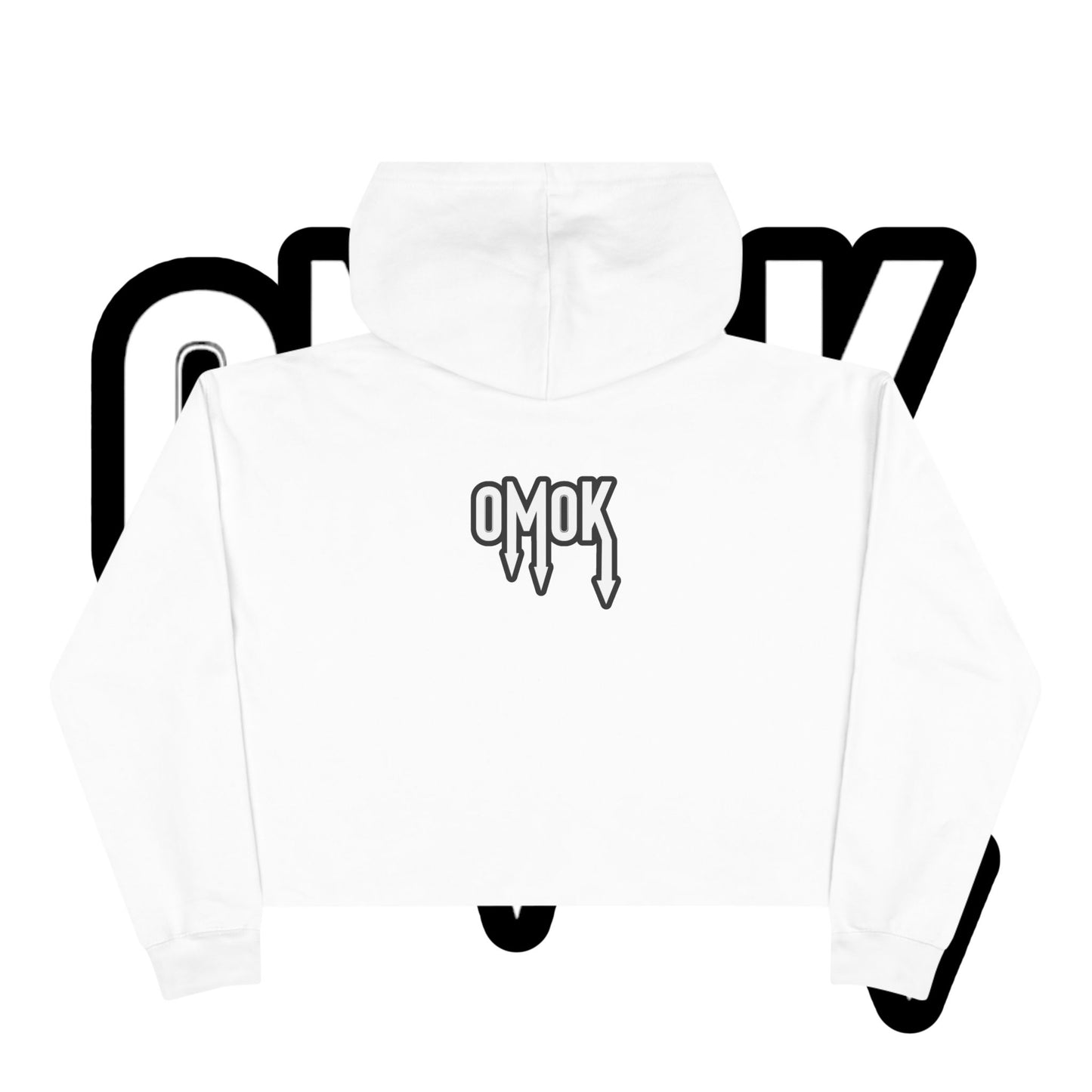 Omok Logo Crop Hoodie