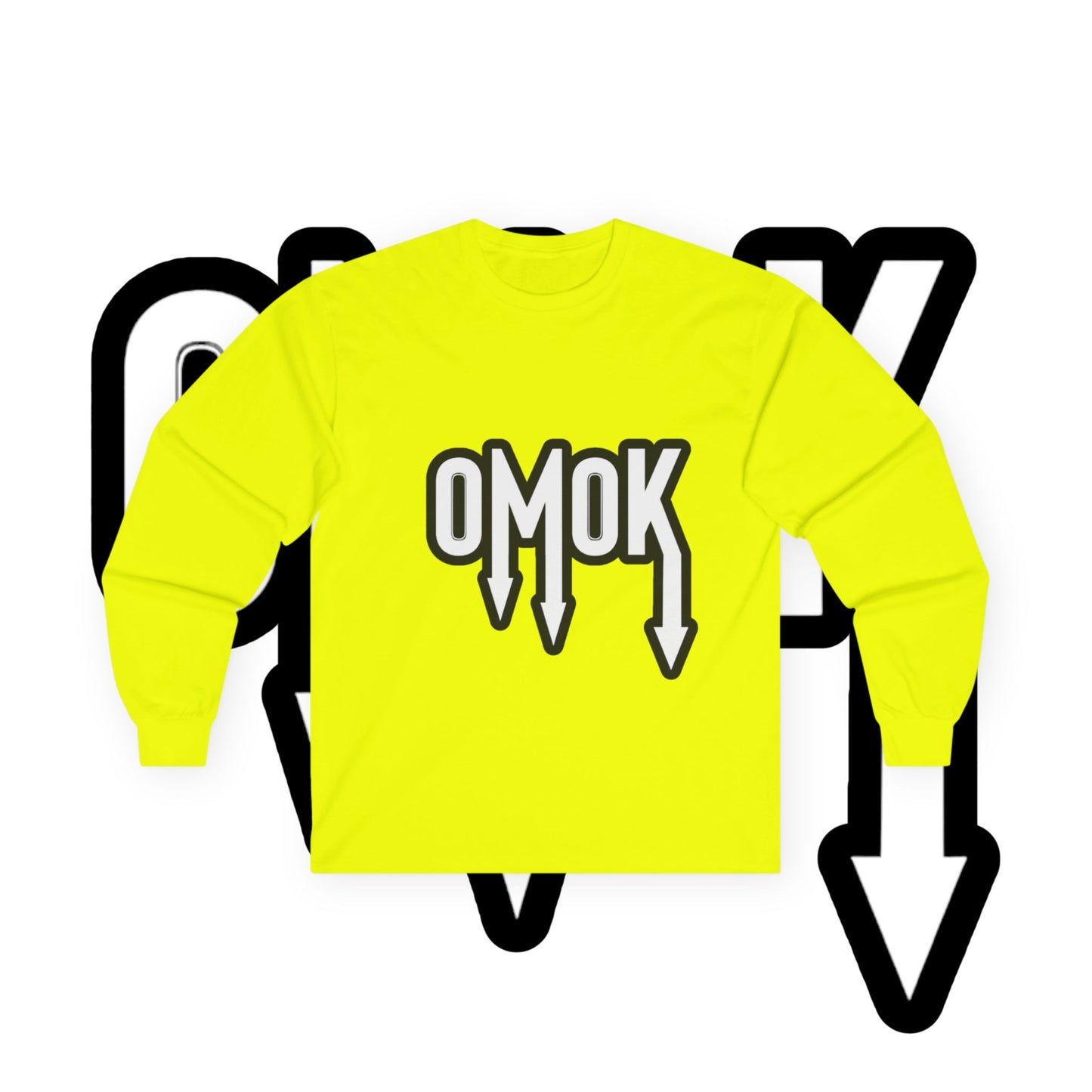 Ultra Cotton Long Sleeve Tee - 'OMOK'