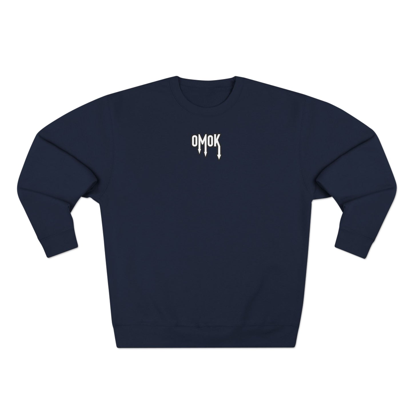 Cozy Unisex Crewneck Sweatshirt - 'OMOK' Design for Everyday Style