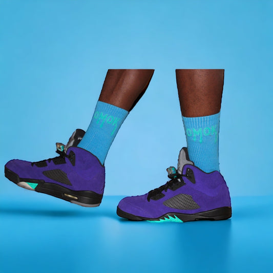 Omok Socks "Royalty Blue"