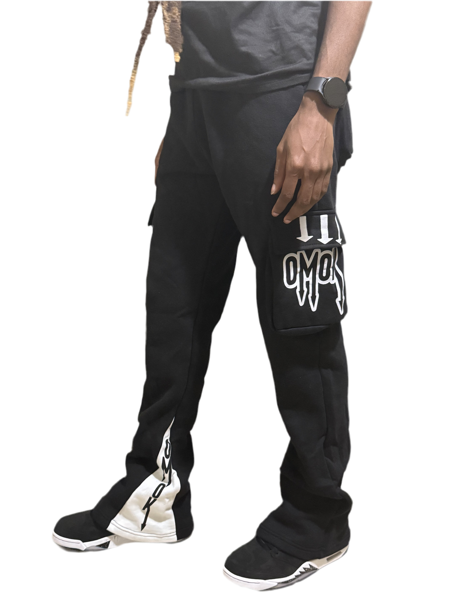 OMOK Stacked SweatPants (Black)