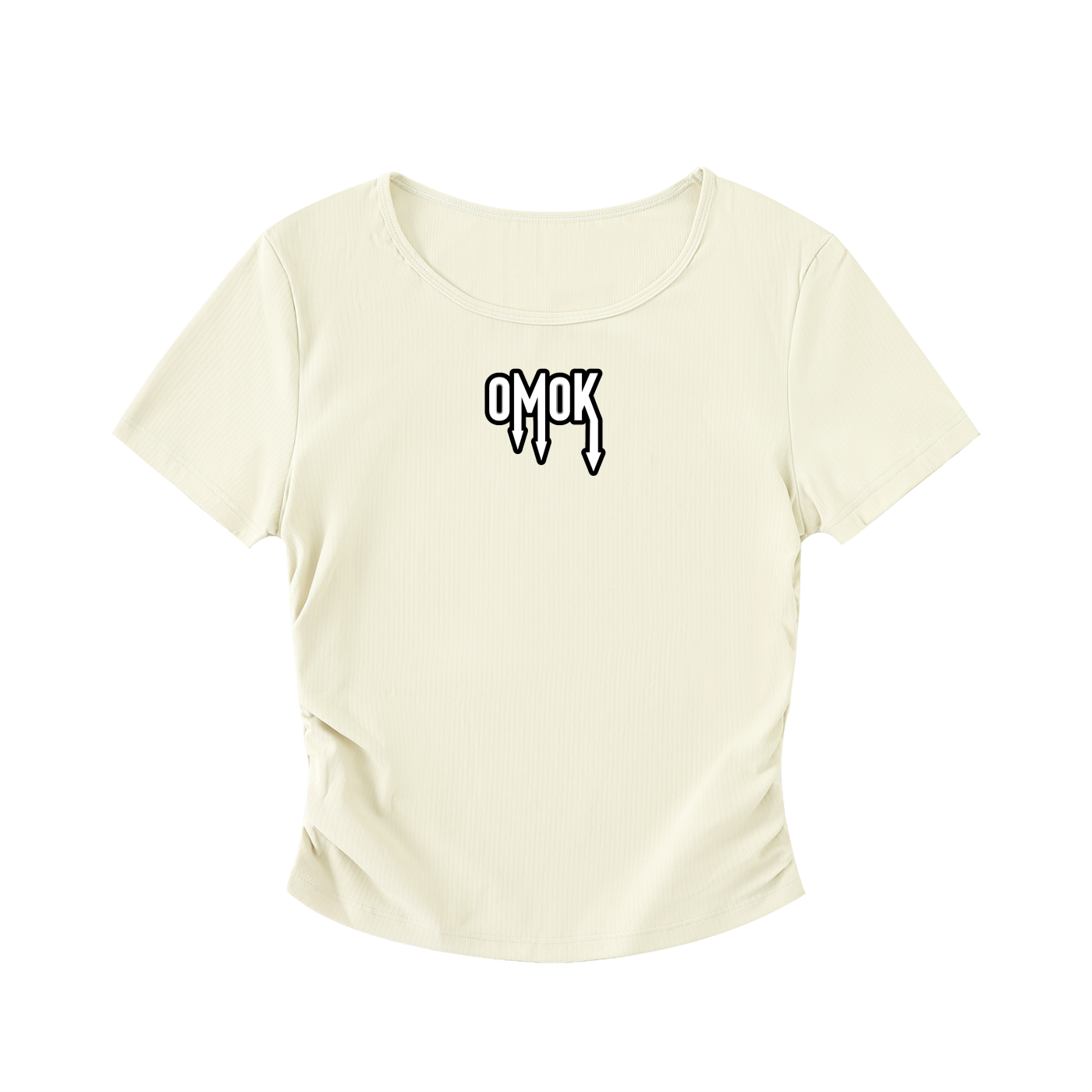 Ruched Bodycon Crop Top