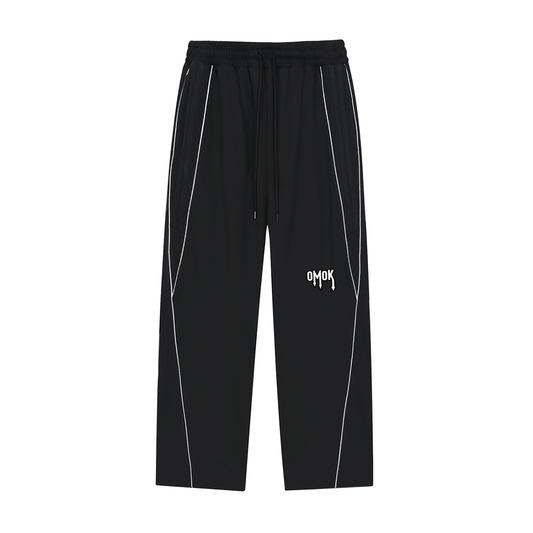 Reflection Striped Straight-Leg Sweatpants