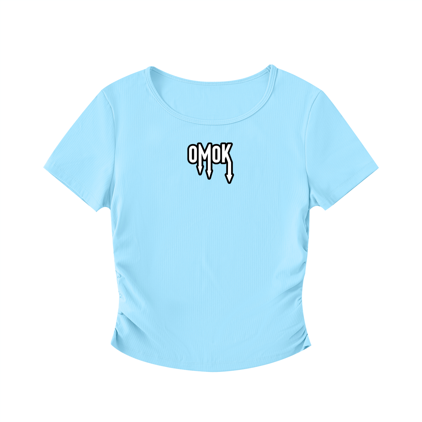 Ruched Bodycon Crop Top