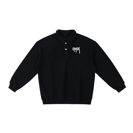 Heavyweight Polo-Collar Sweatshirt