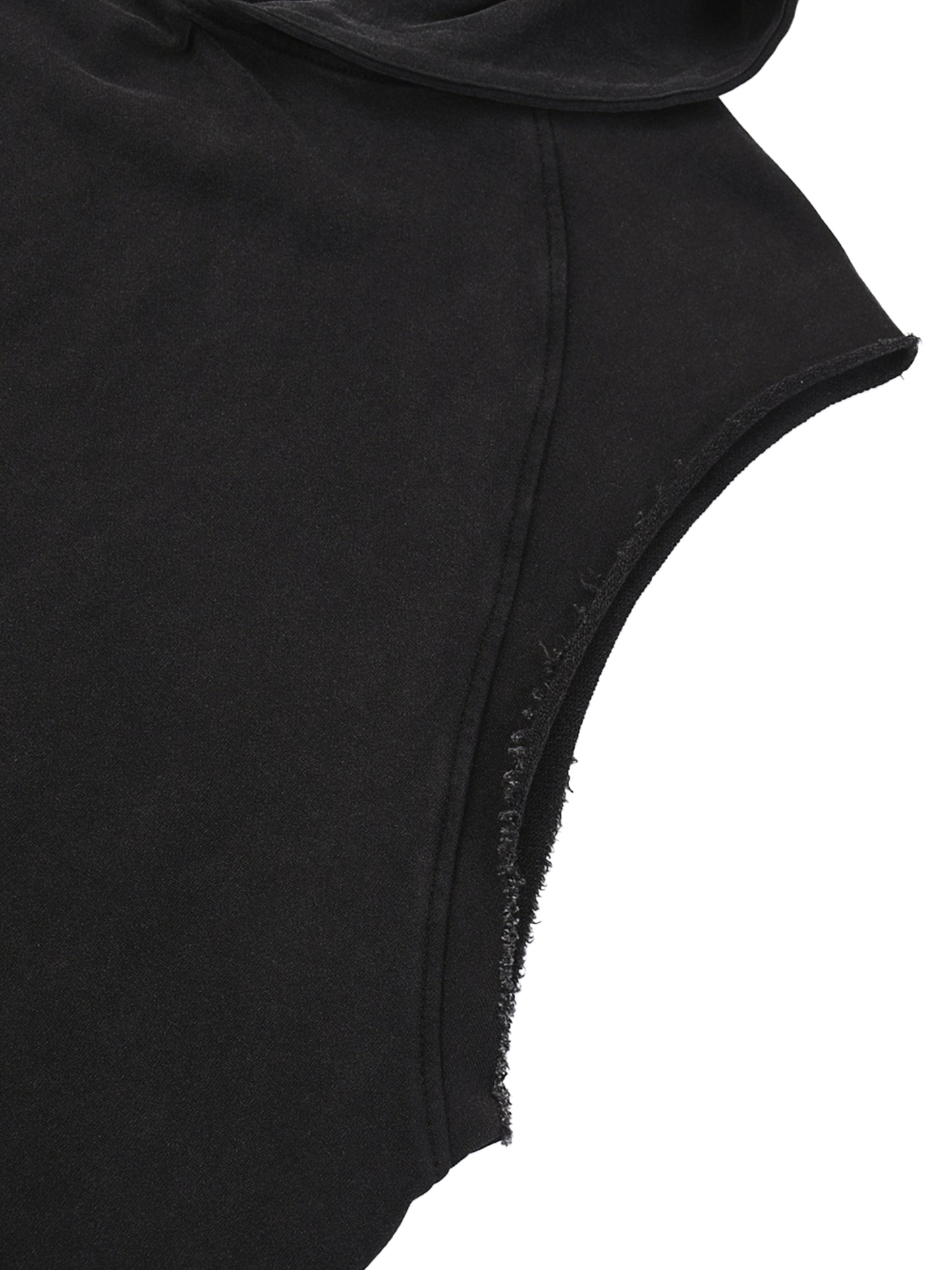 Snow Washed Sleeveless Hoodie