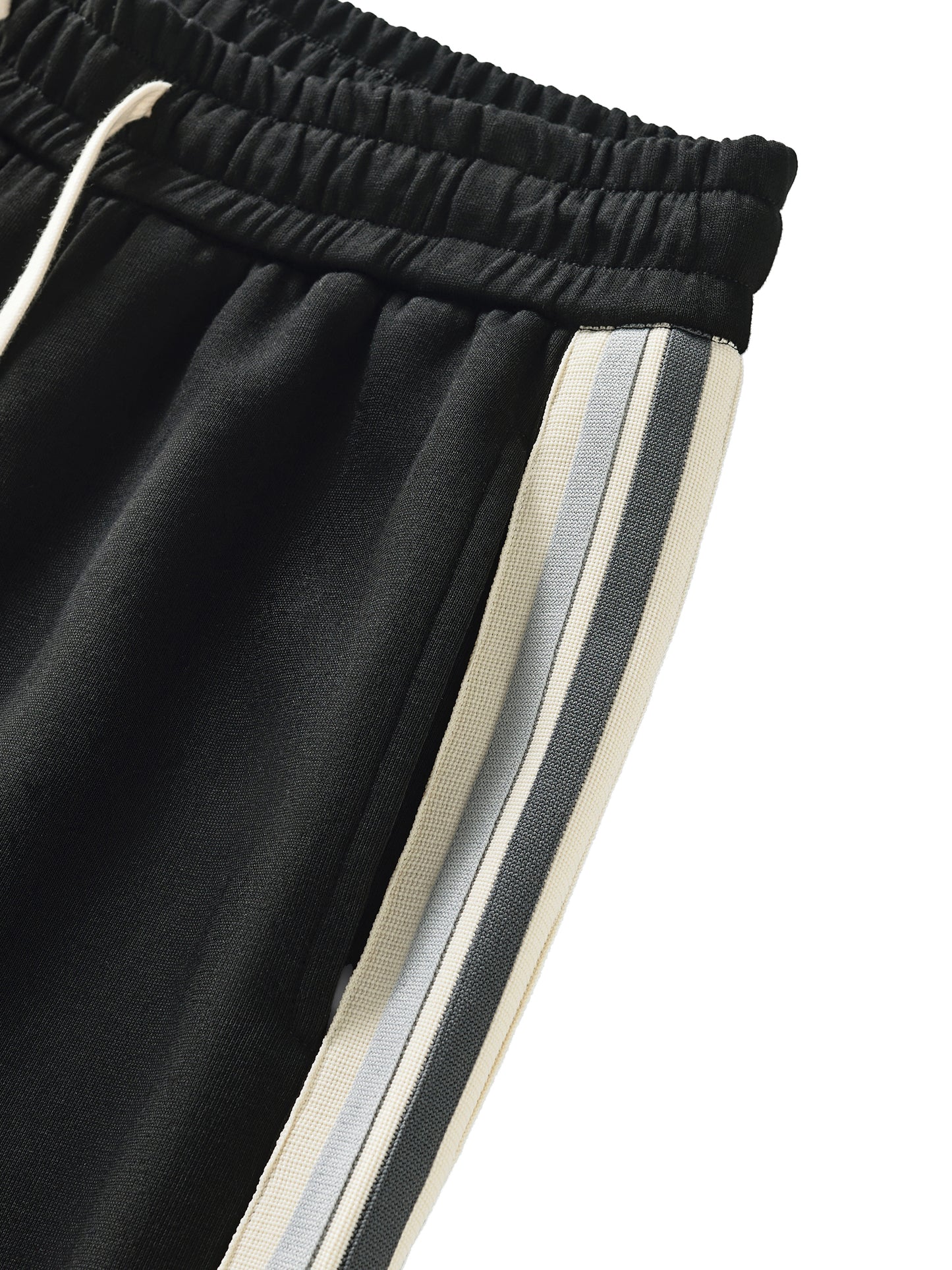 Contrast Side-Stripe Straight-Leg  Pants
