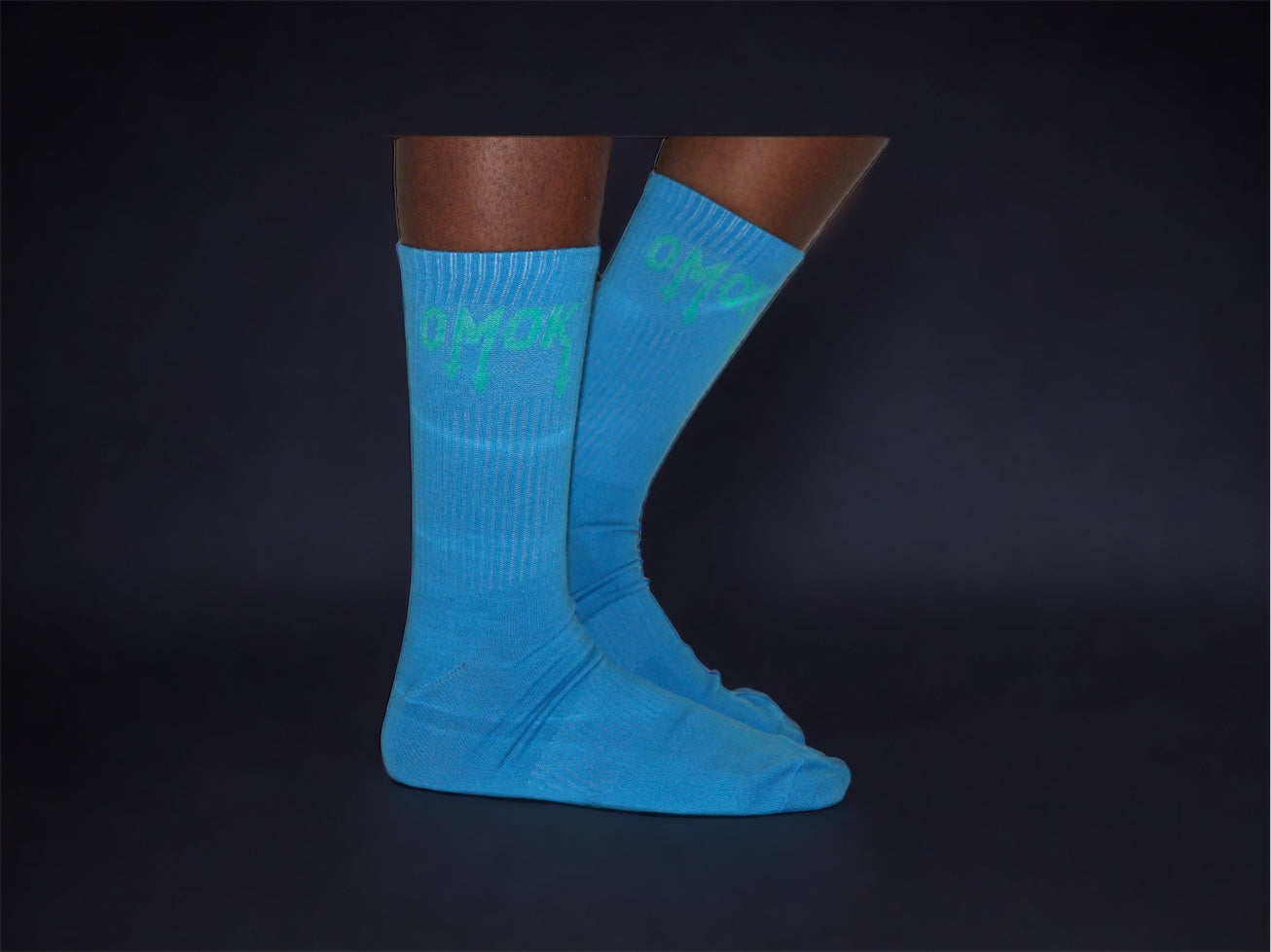Omok Socks "Royalty Blue"