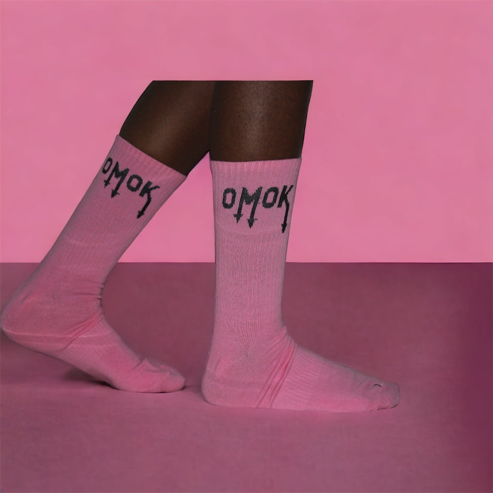 Omok Socks “Pink Matter”