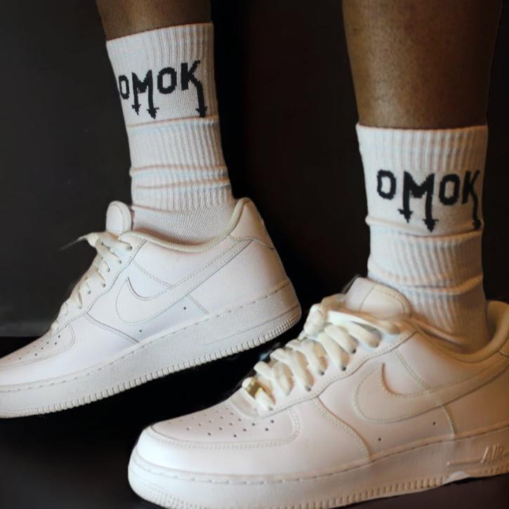 Omok Socks (White)