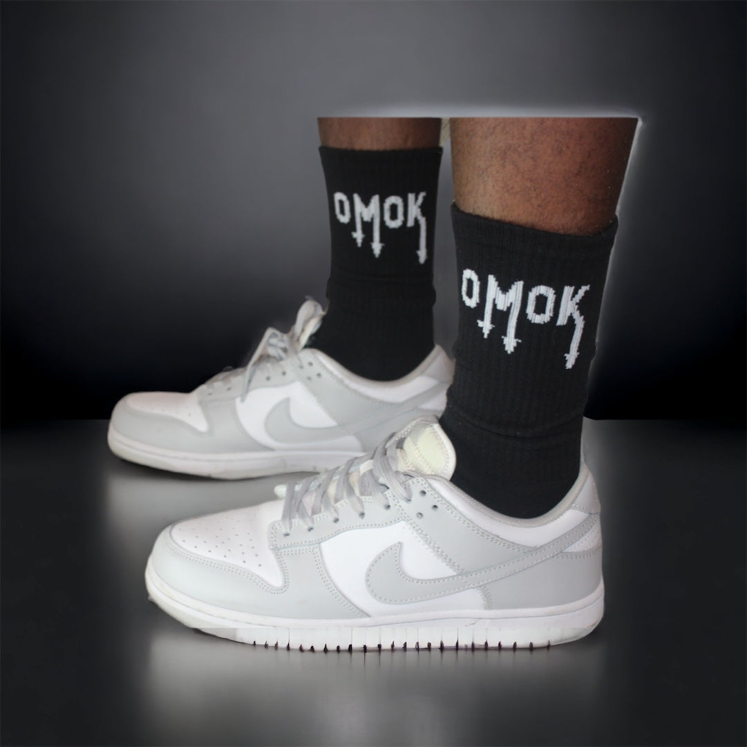 Omok Socks (Black)
