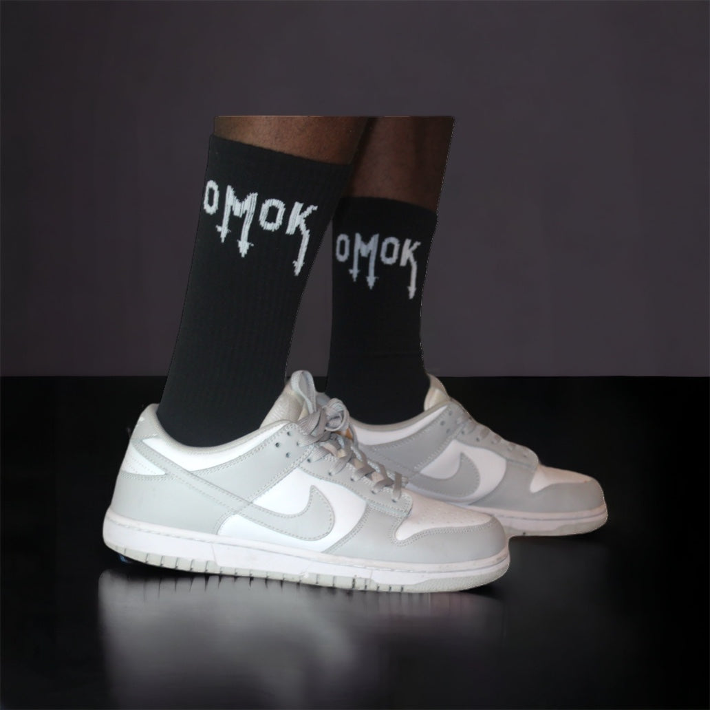 Omok Socks (Black)