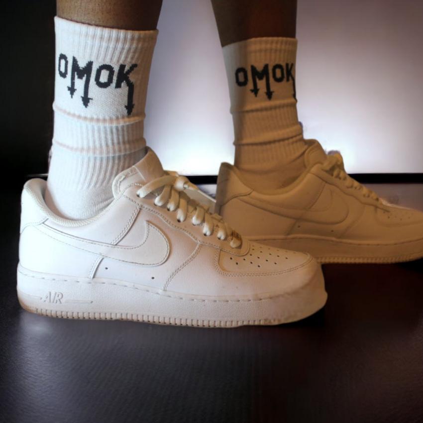 Omok Socks (White)